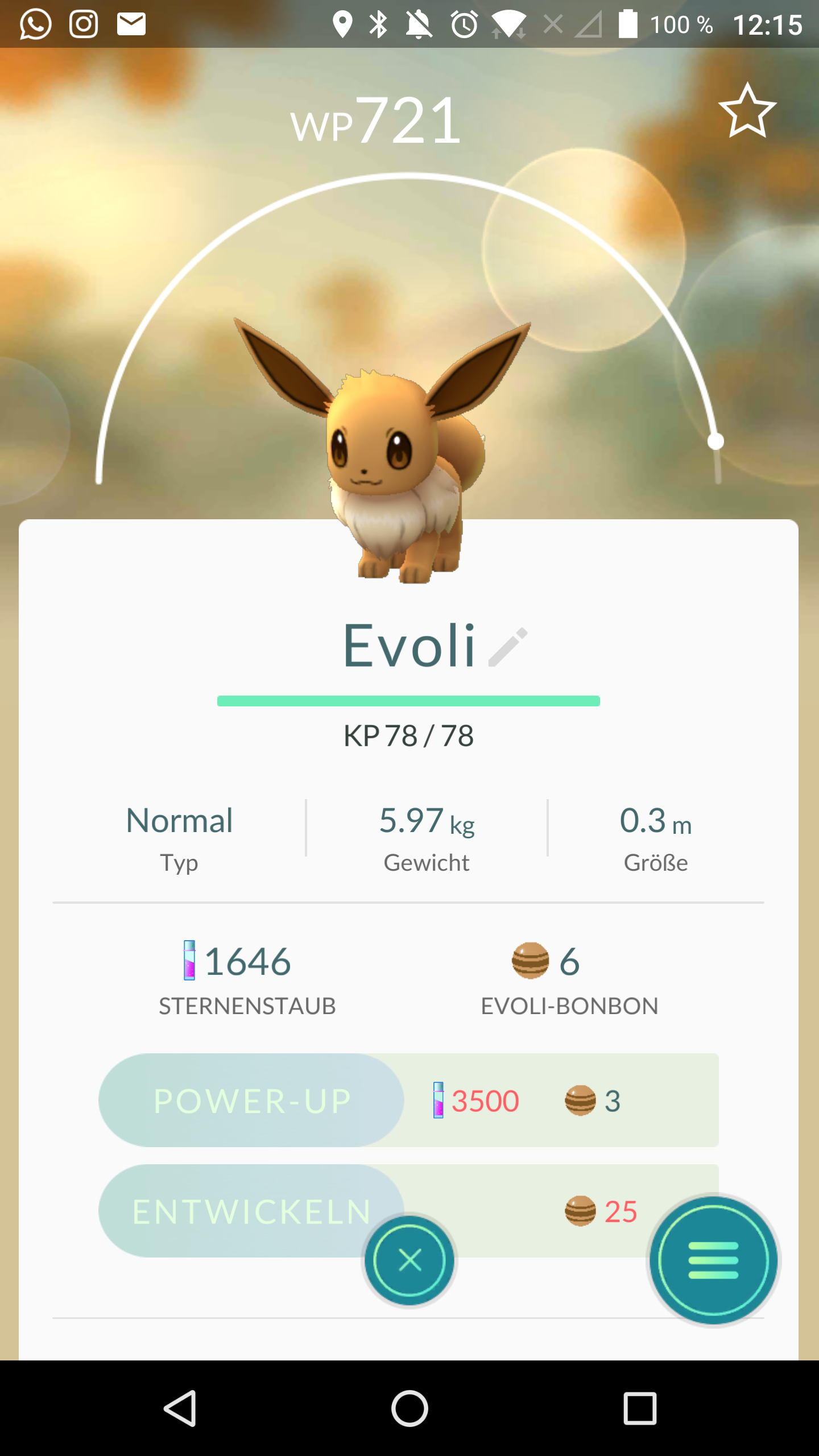 Evoli Entwicklung Pokegohilfe